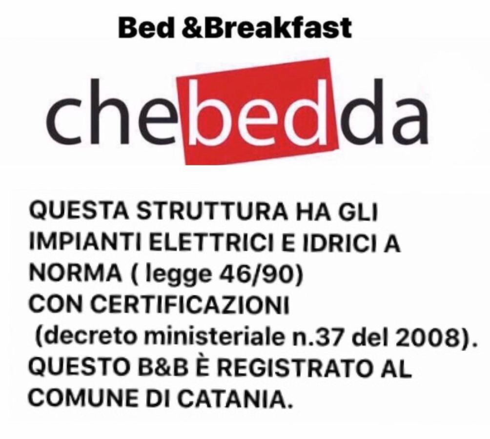 Chebedda B&B Catania Eksteriør bilde